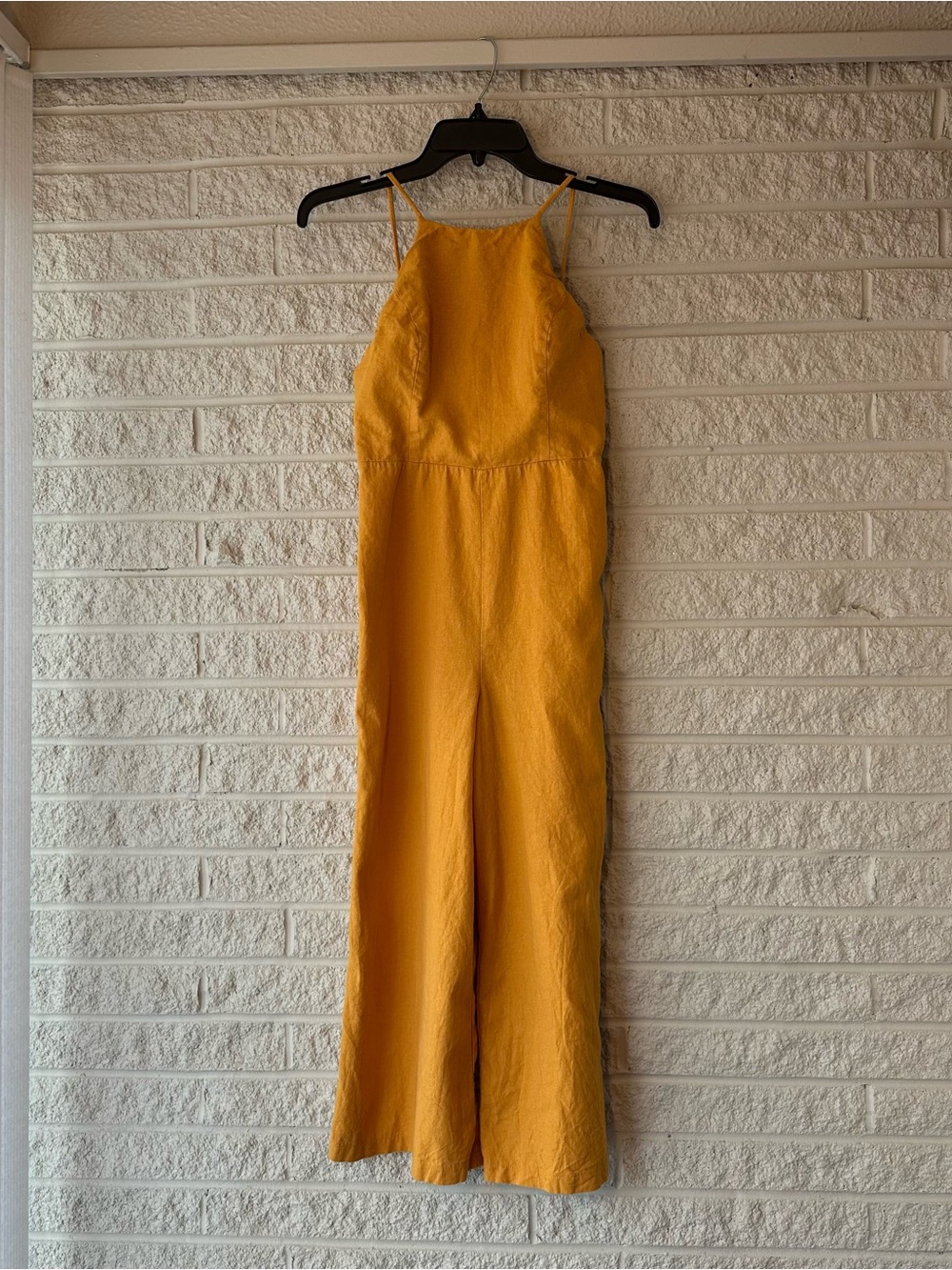 Lulus Yellow Wide Leg Crop Jumpsuit